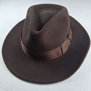 Jaxon Fedora Hat Mens Size Medium Wool